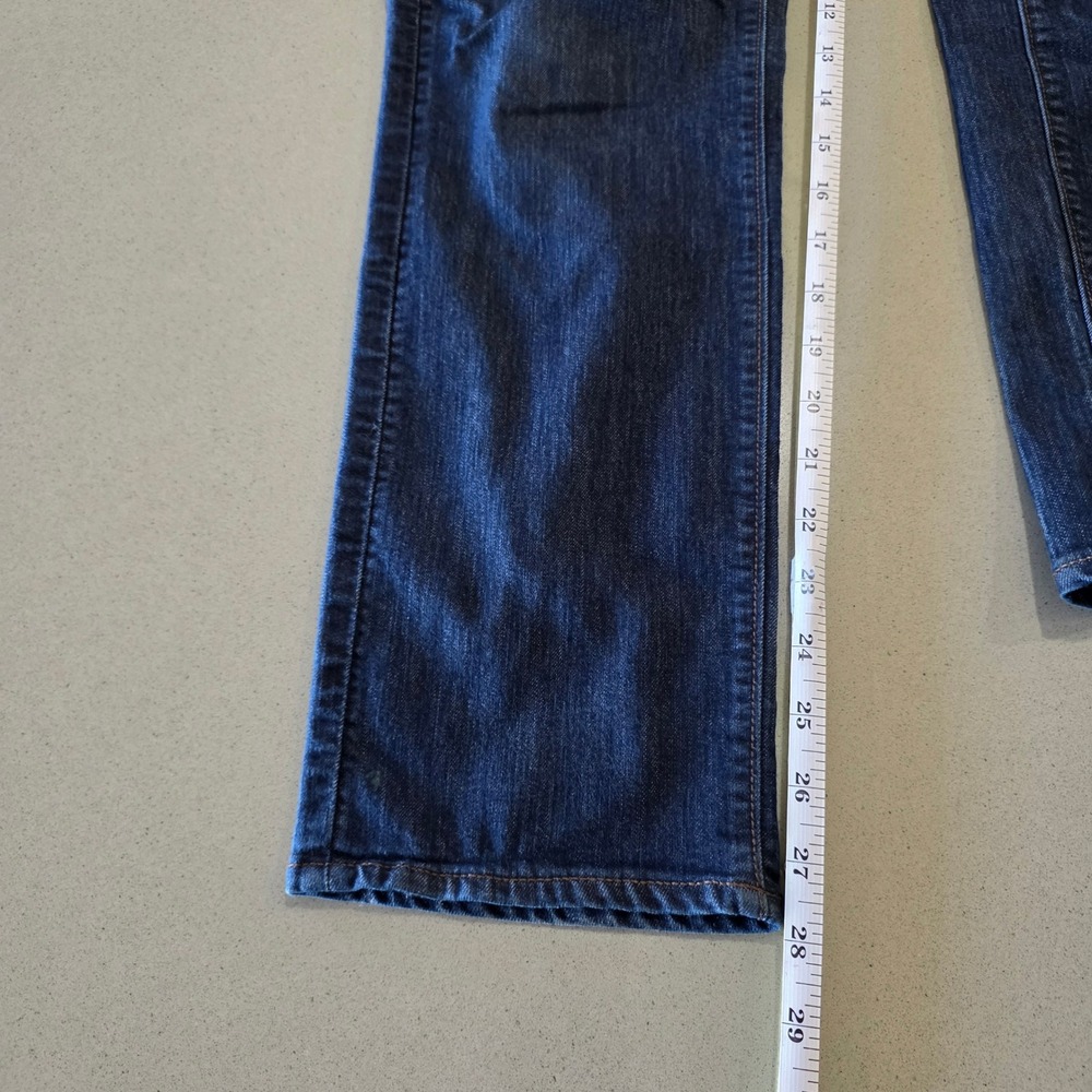 Ann Taylor LOFT Straight Leg Dark Wash Jeans Size 6/28P G-8230 - Picture 3 of 9